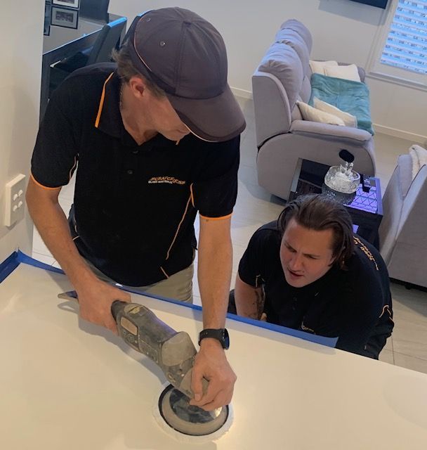 A Hallway With Stairs And A Glass Door — Scratchless Glass Australia in Maroochydore, QLD