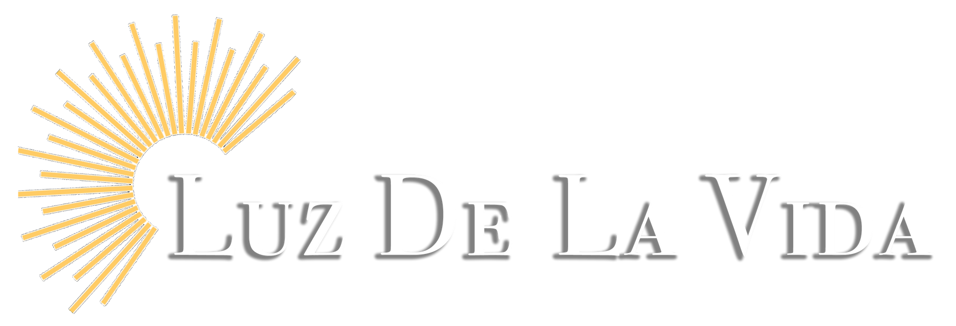 Logo met zonnestraal en tekst