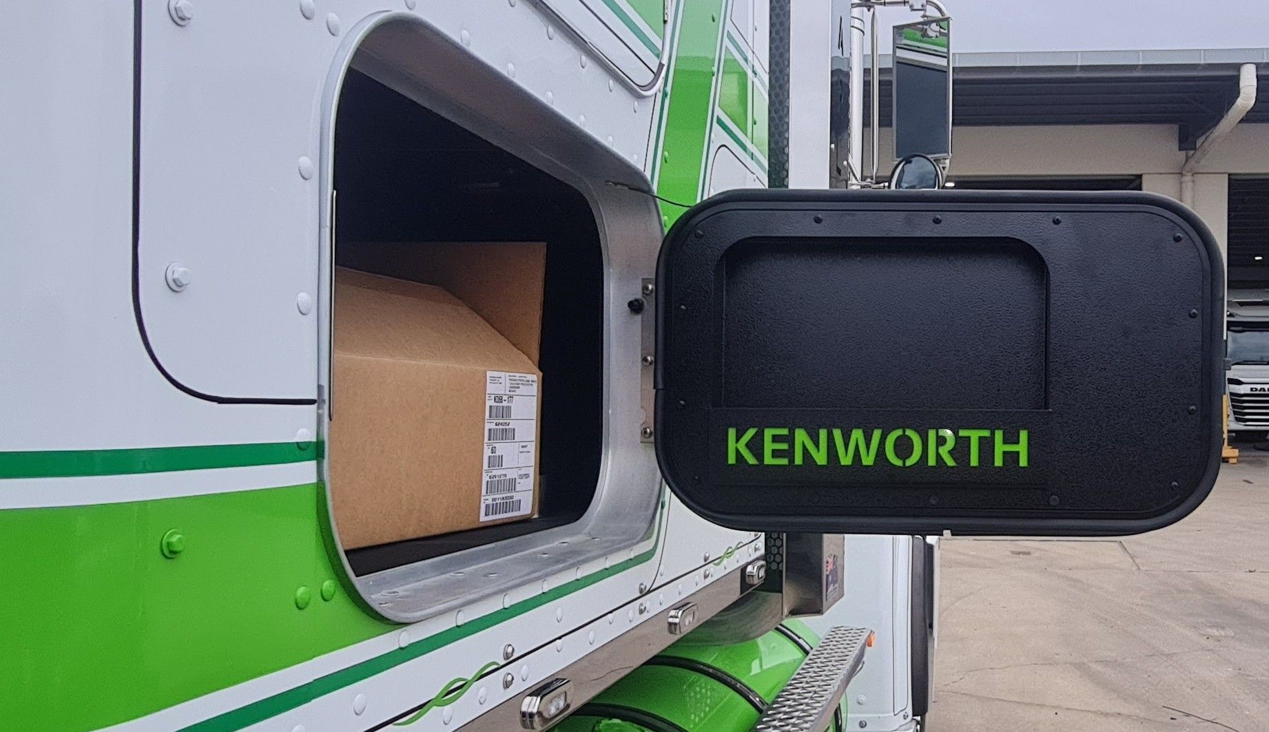 A Tow Hook With A Yellow Shackle And Orange Strap Attached To A Truck — Bigdog Welding and Fabrication Pty Ltd In Currajong, QLD