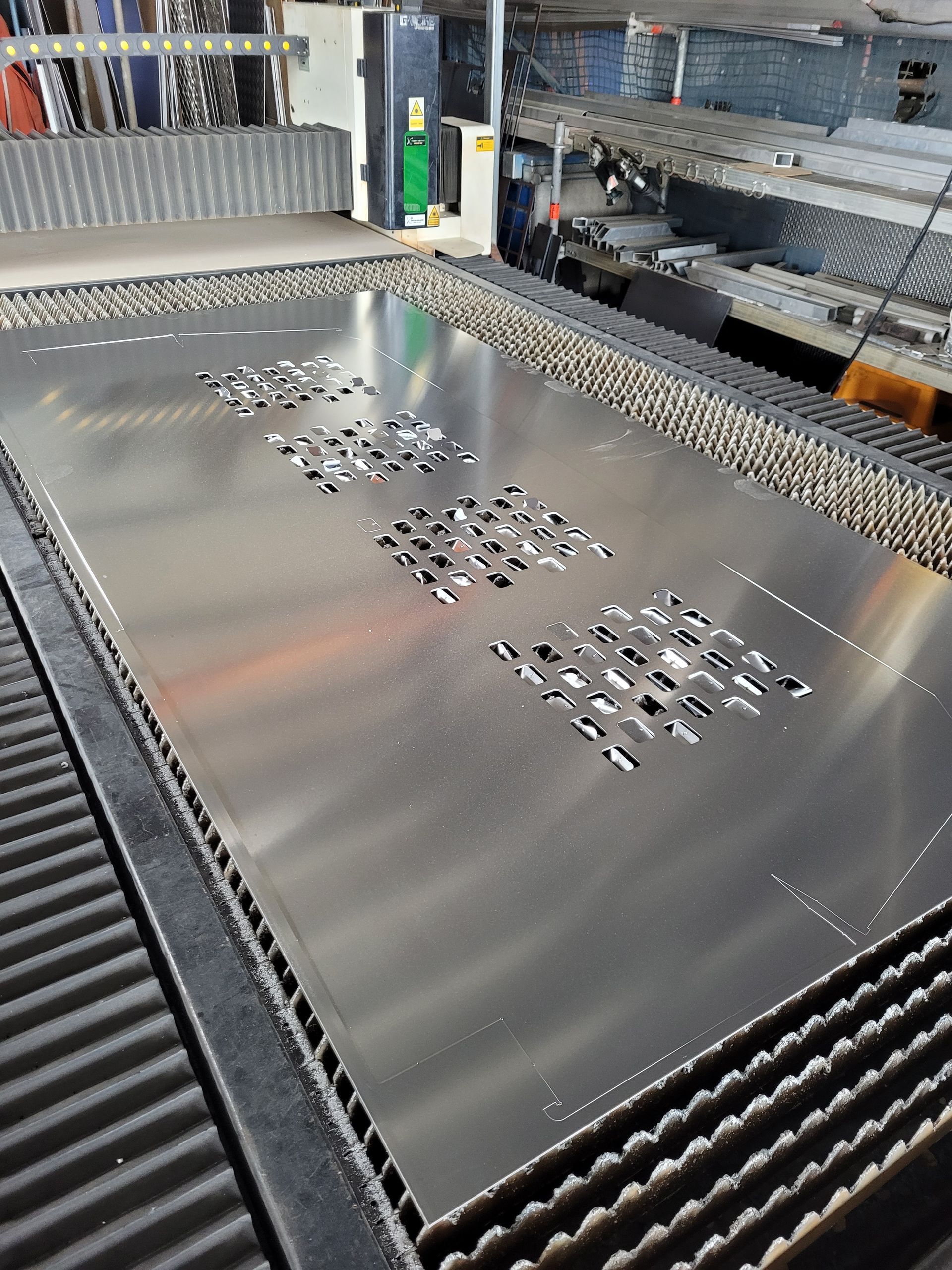 Laser Cutting Canopy Parts — Bigdog Welding and Fabrication Pty Ltd In Currajong, QLD