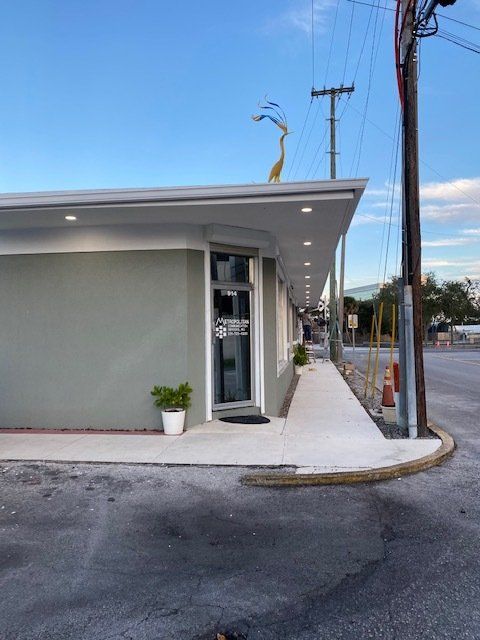 Modern Marketplace Store Exteriors — Melbourne, FL — Grand Electric