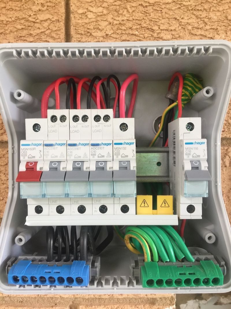 A White Small Electrical Box — Brightway Electrical in Lismore, NSW