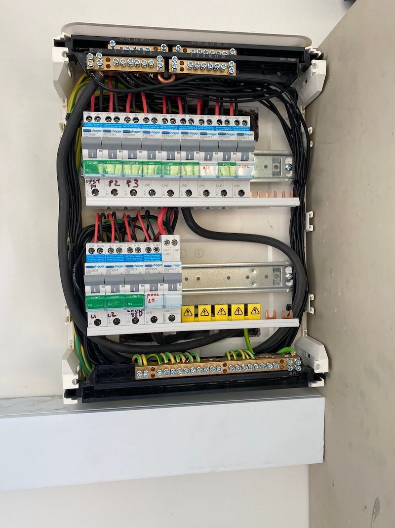 A Switchboard with no Cover — Brightway Electrical in Bangalow, NSW