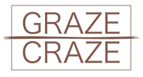 A logo for graze craze is shown on a white background.