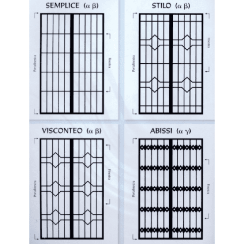 Inferriate per qualsiasi tipo di porta