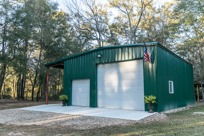 steel building garage