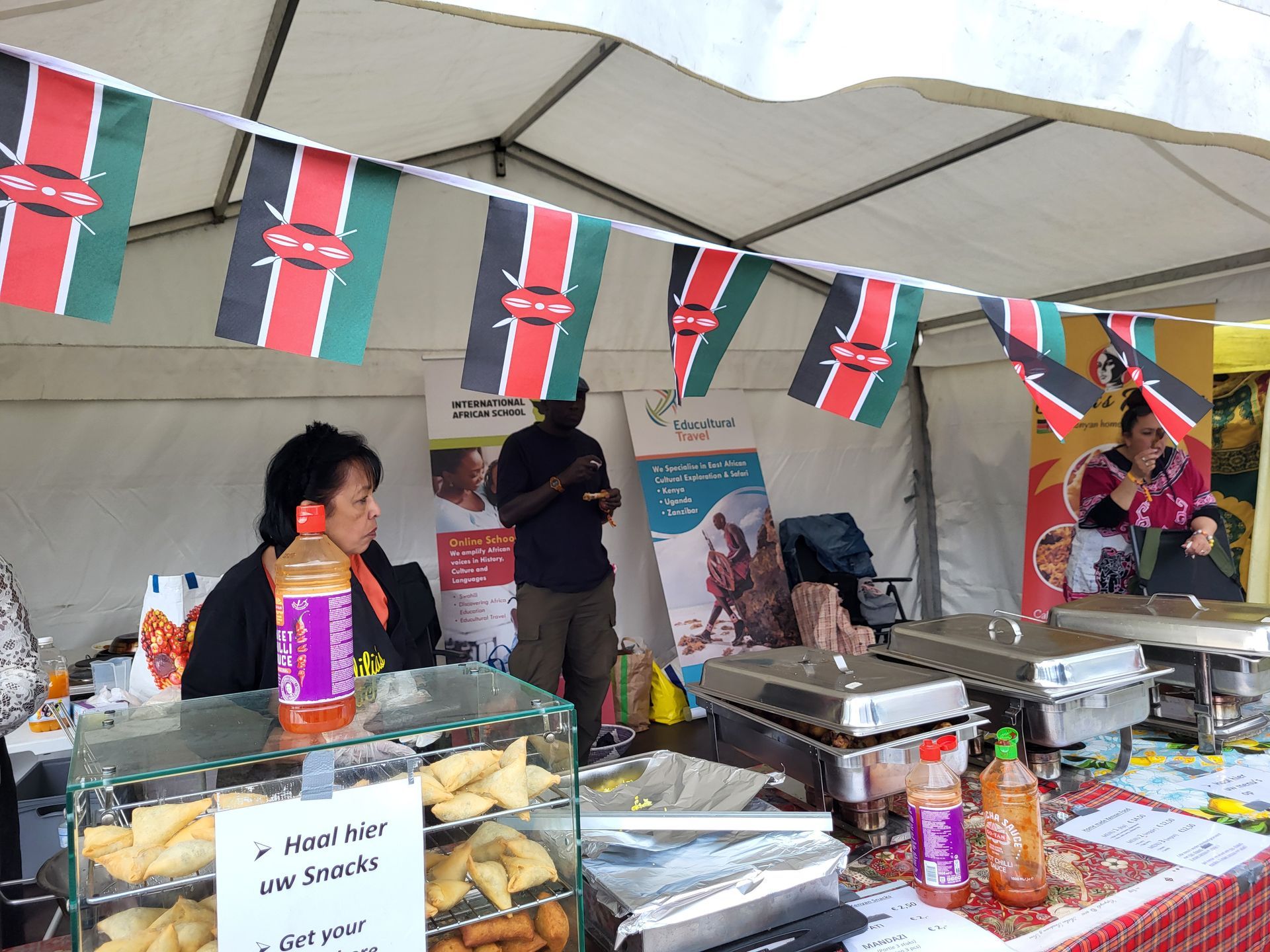 African cooking workshop, catering, event, food in the Netherlands