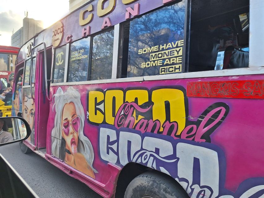 Educultural Travel- Matatu in Nairobi