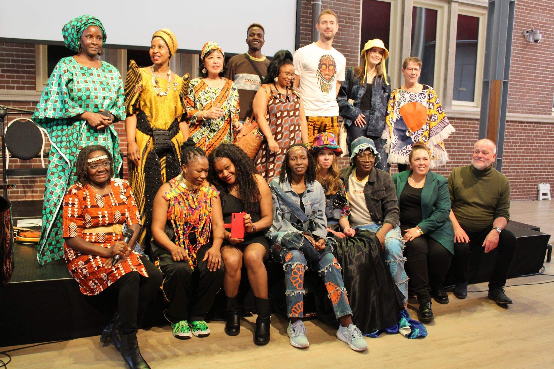 African fashion show in the Netherlands