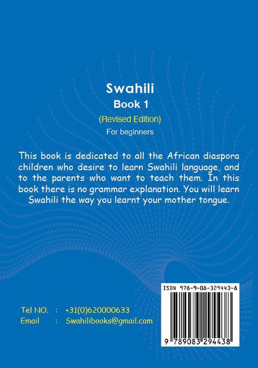 Swahili For Beginners Book 1, EAN:  9789464024111