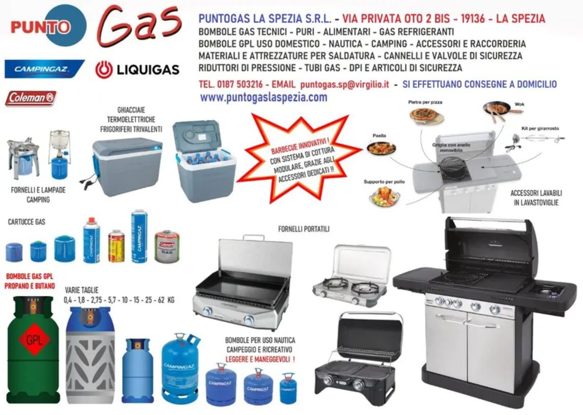 PUNTO GAS LA SPEZIA locandina promozionale