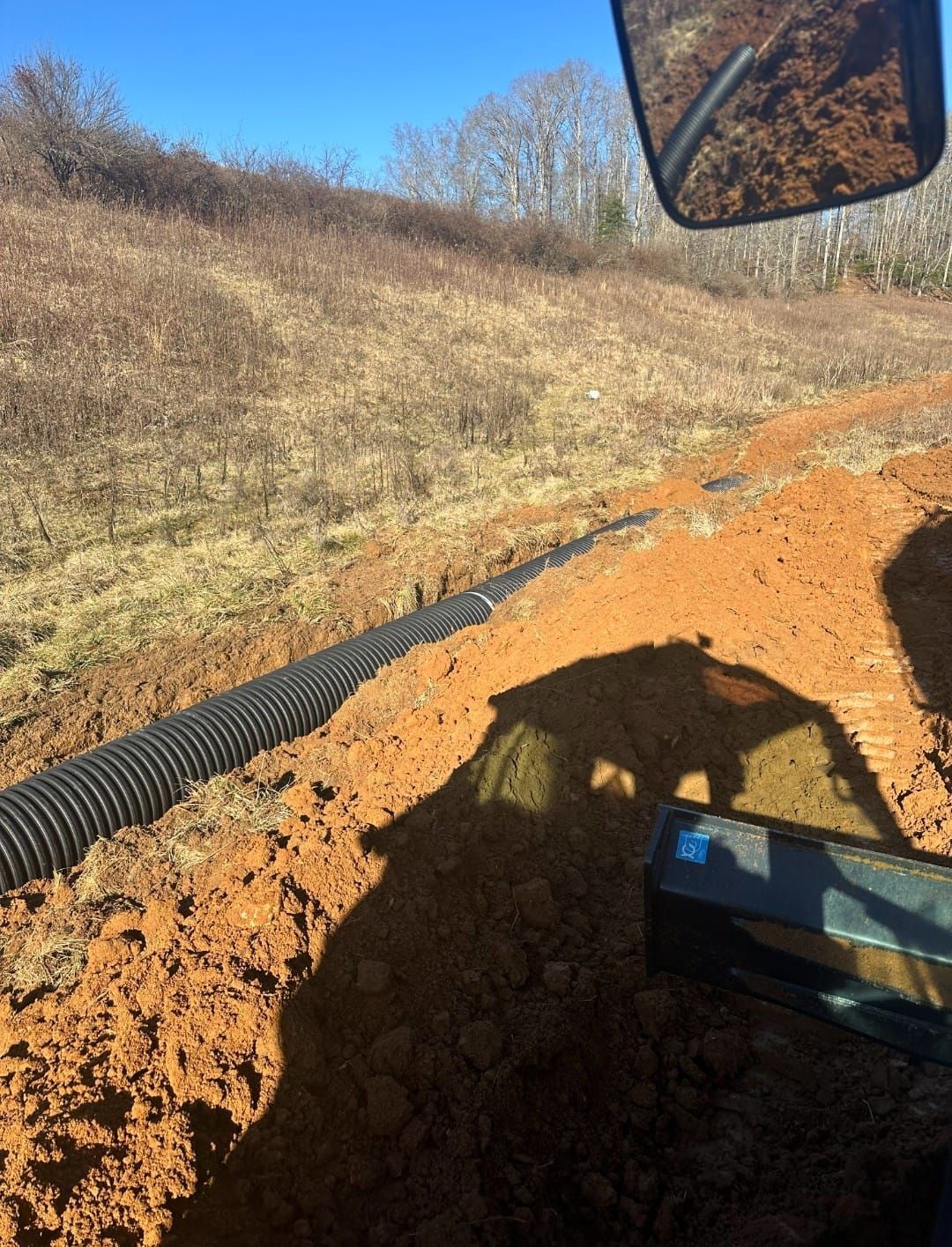 Clearing operation of a dirt land - Alexander, NC - Land Solutions, LLC