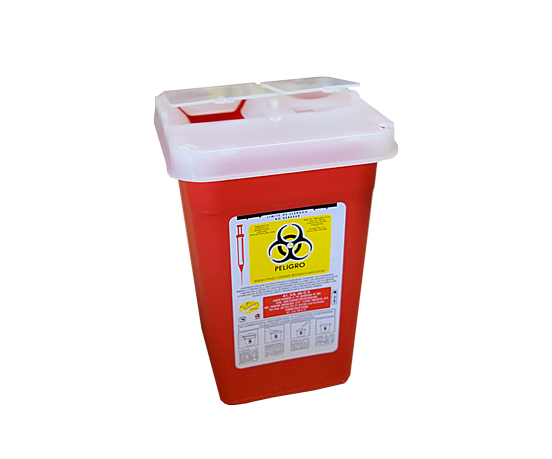 Recolector de punzocortantes 1 litro