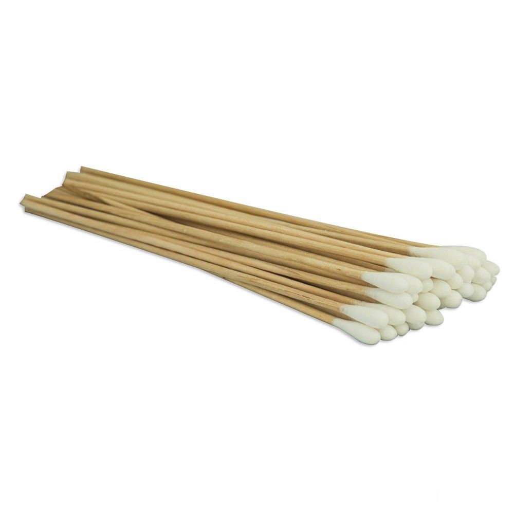 Aplicador de madera con algodón