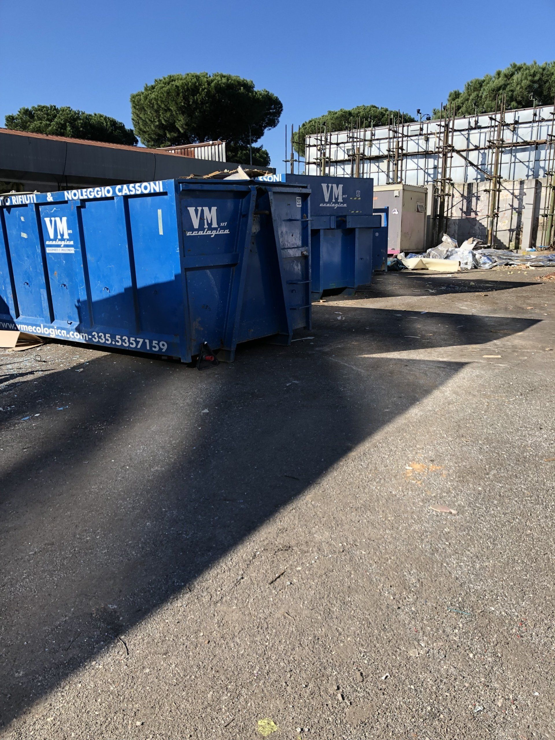 servizio noleggio cassoni scarrabili a Roma