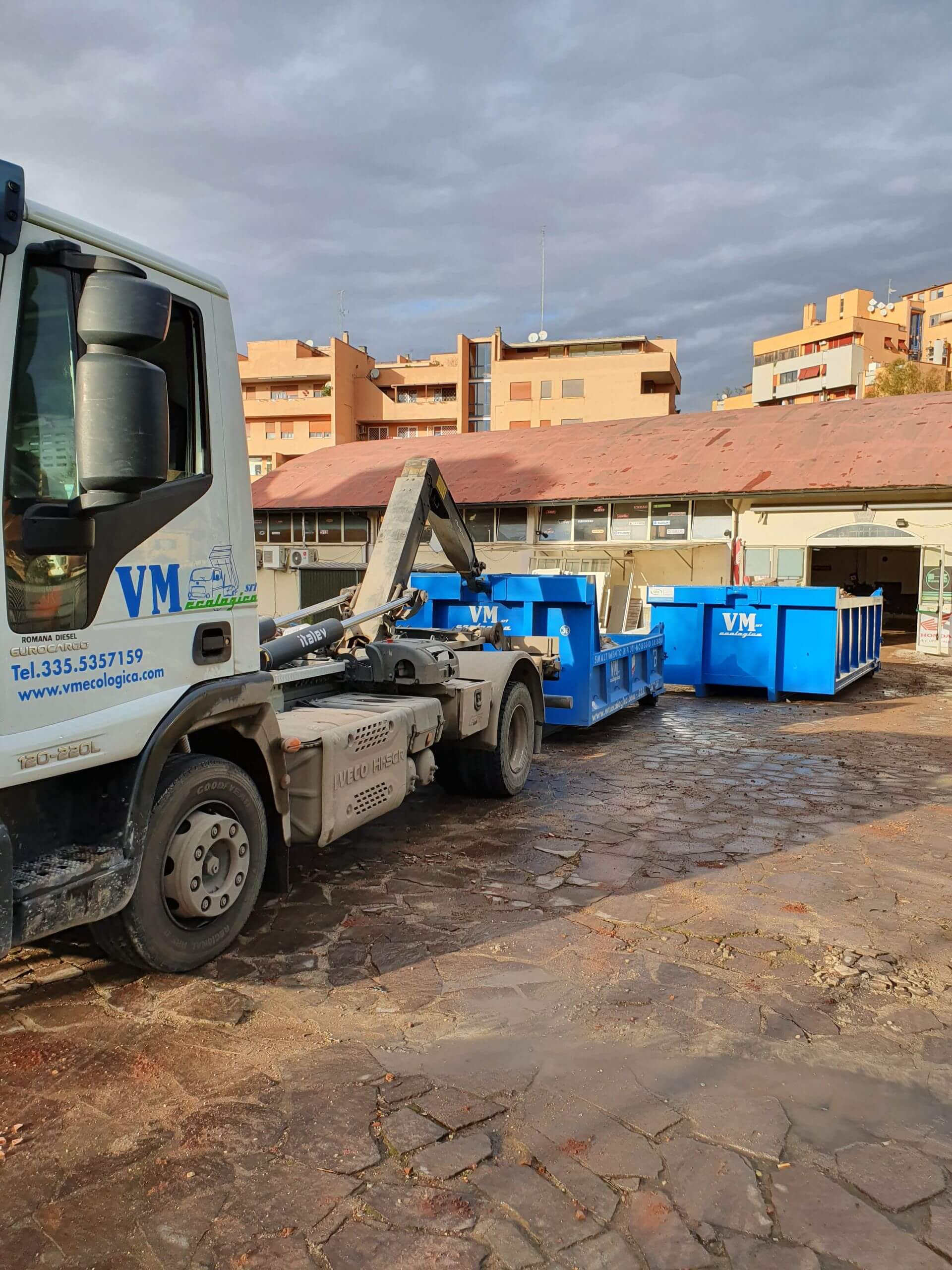 azienda per il noleggio di cassoni scarrabili a Roma
