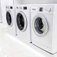 Appliance Repairs — Three Empty Dryers in Edgewater, MD