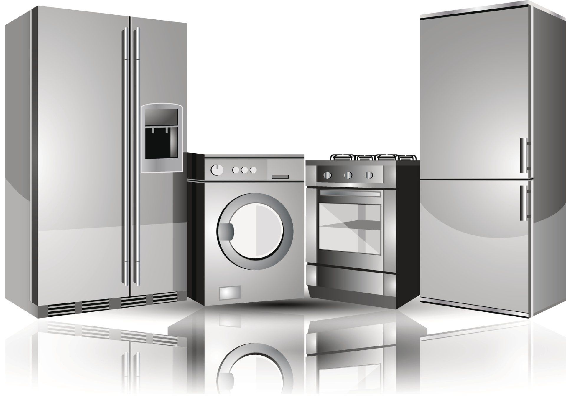 Appliance Parts Professional — Home Appliances In Empty Room in Edgewater, MD