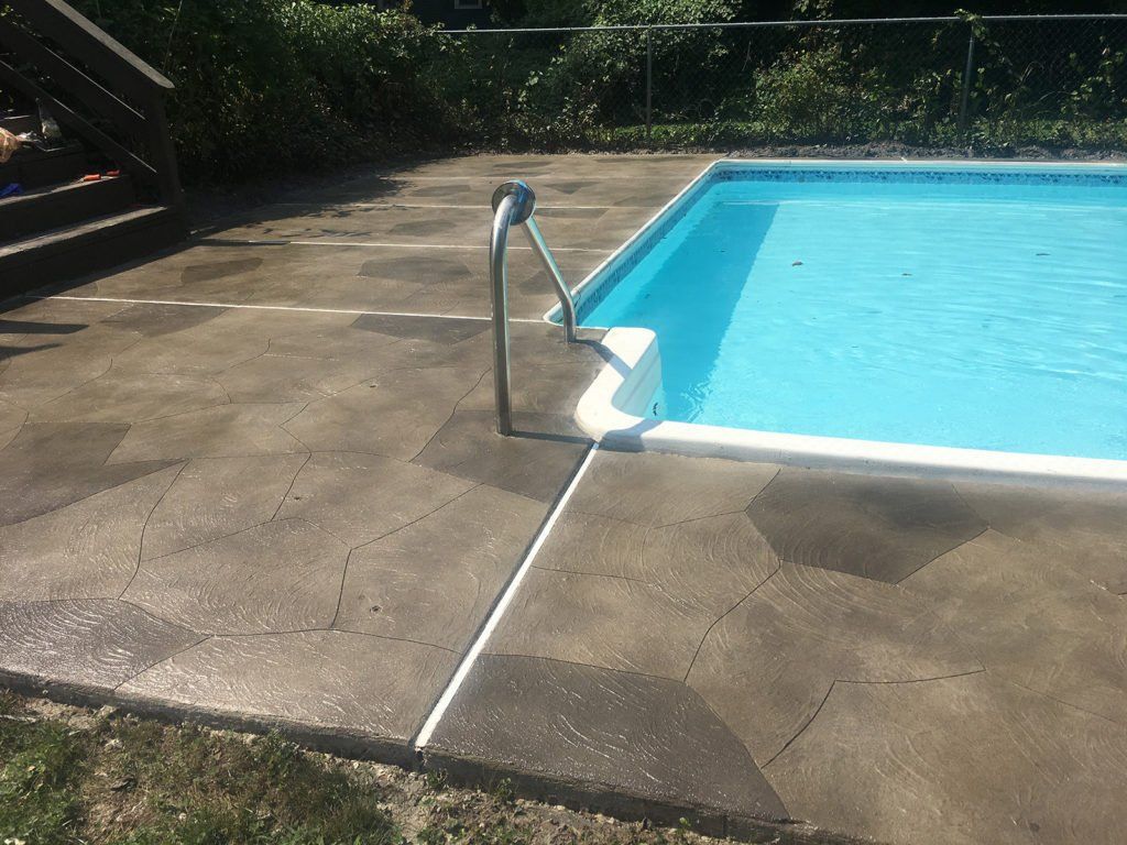 Concrete Surface Around Pool — New Jersey — Konkreate & Epoxy