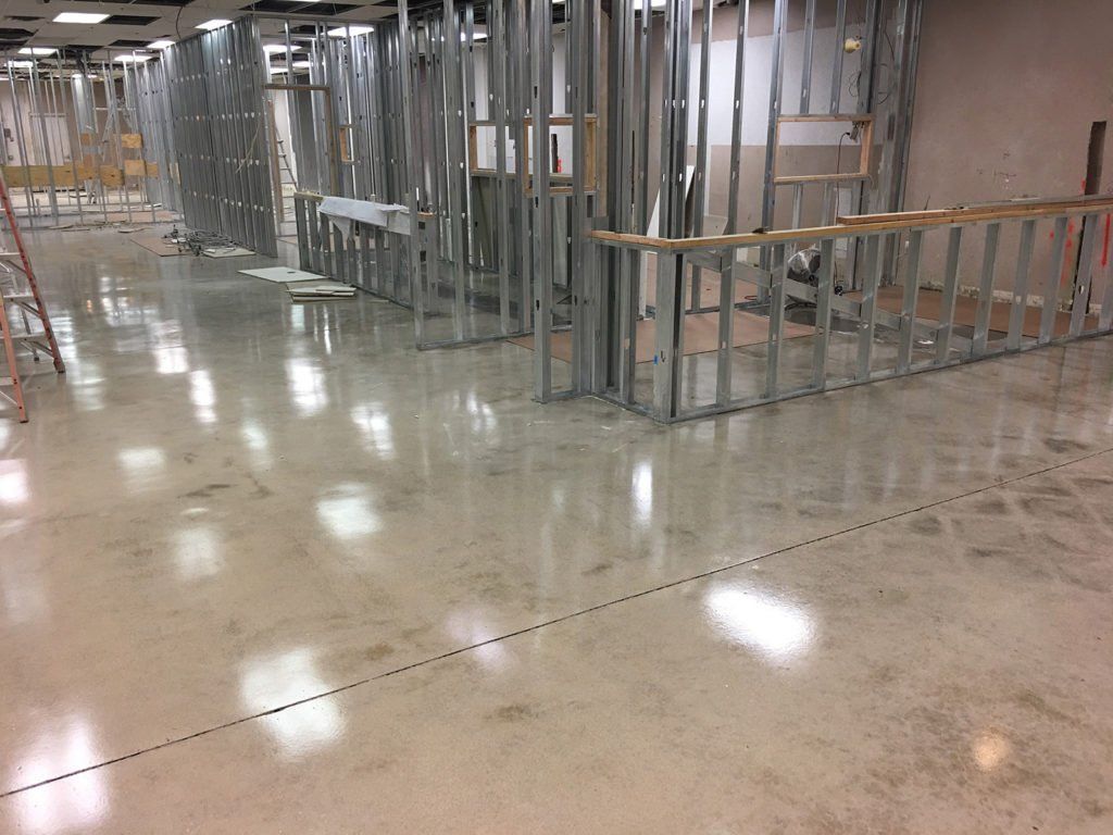 Commercial High Gloss Concrete Floor — New Jersey — Konkreate & Epoxy
