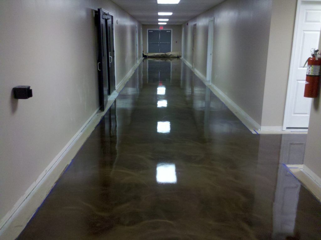 Polished Hallway Floor — New Jersey — Konkreate & Epoxy