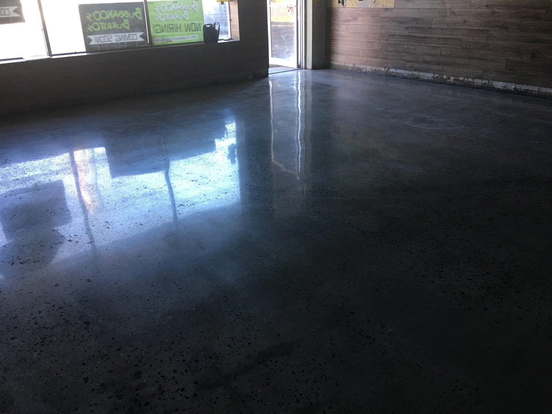 Wide granite floor — New Jersey — Konkreate & Epoxy