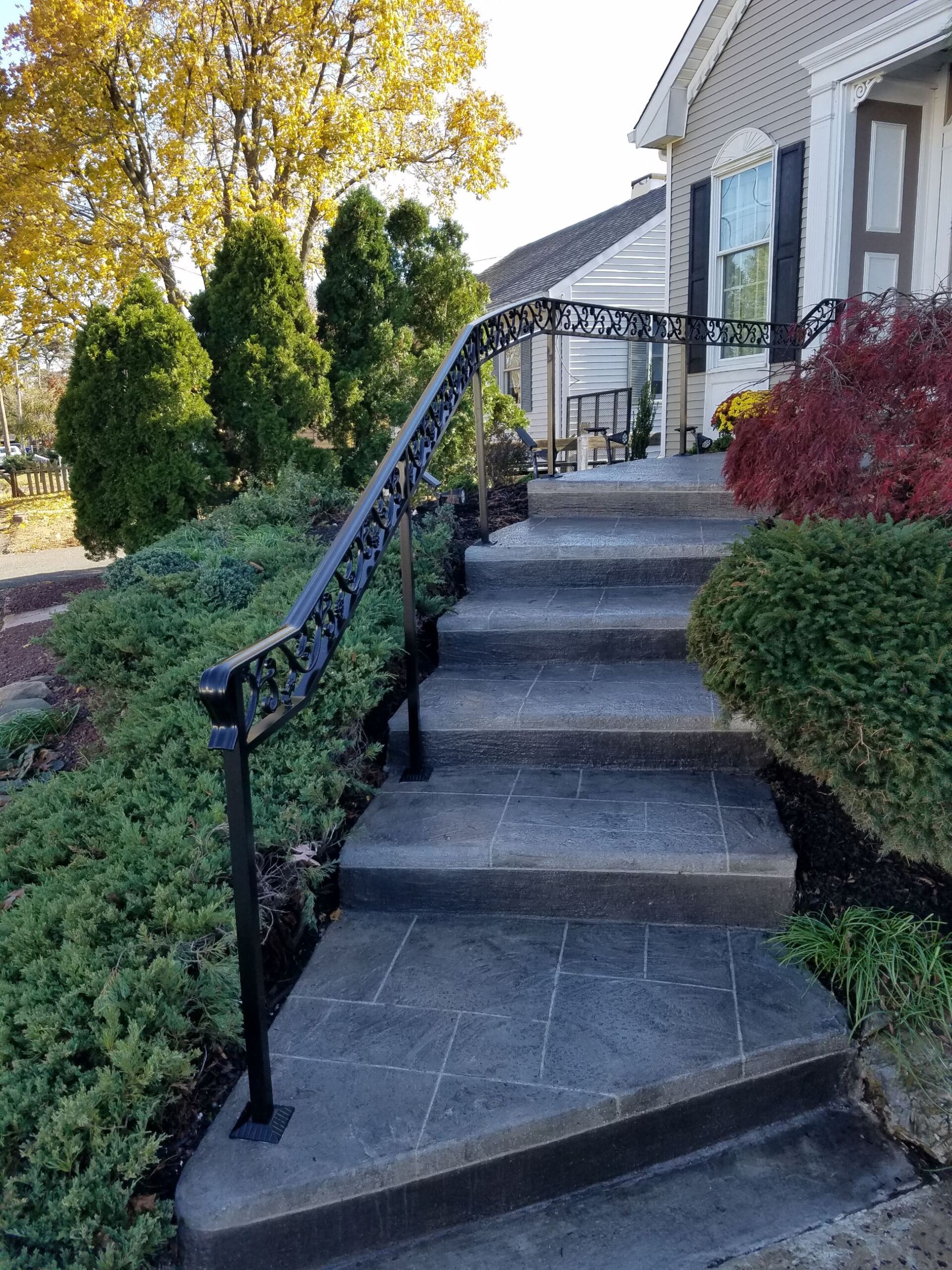 Beautiful stairs with nice floorings — New Jersey — Konkreate & Epoxy