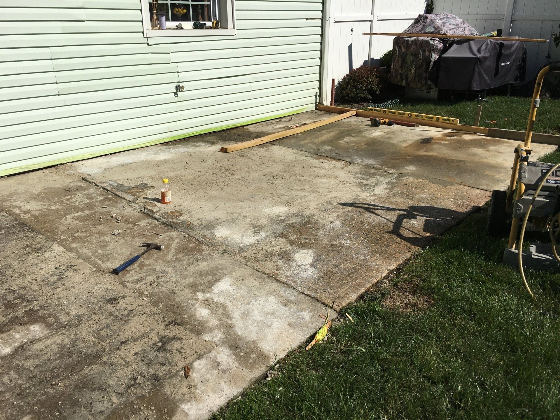 Ongoing floor installation — New Jersey — Konkreate & Epoxy