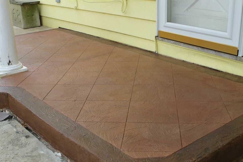 Newly constructed patio — New Jersey — Konkreate & Epoxy