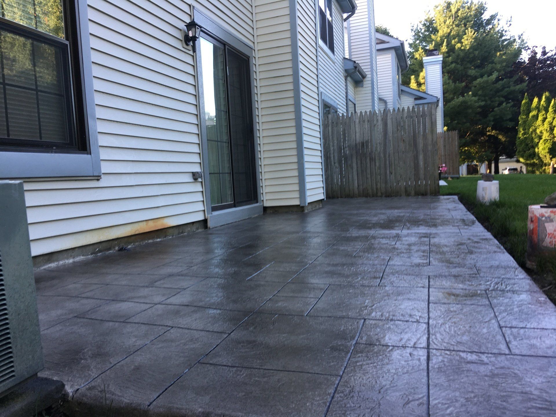 Close up view of a newly constructed floor — New Jersey — Konkreate & Epoxy