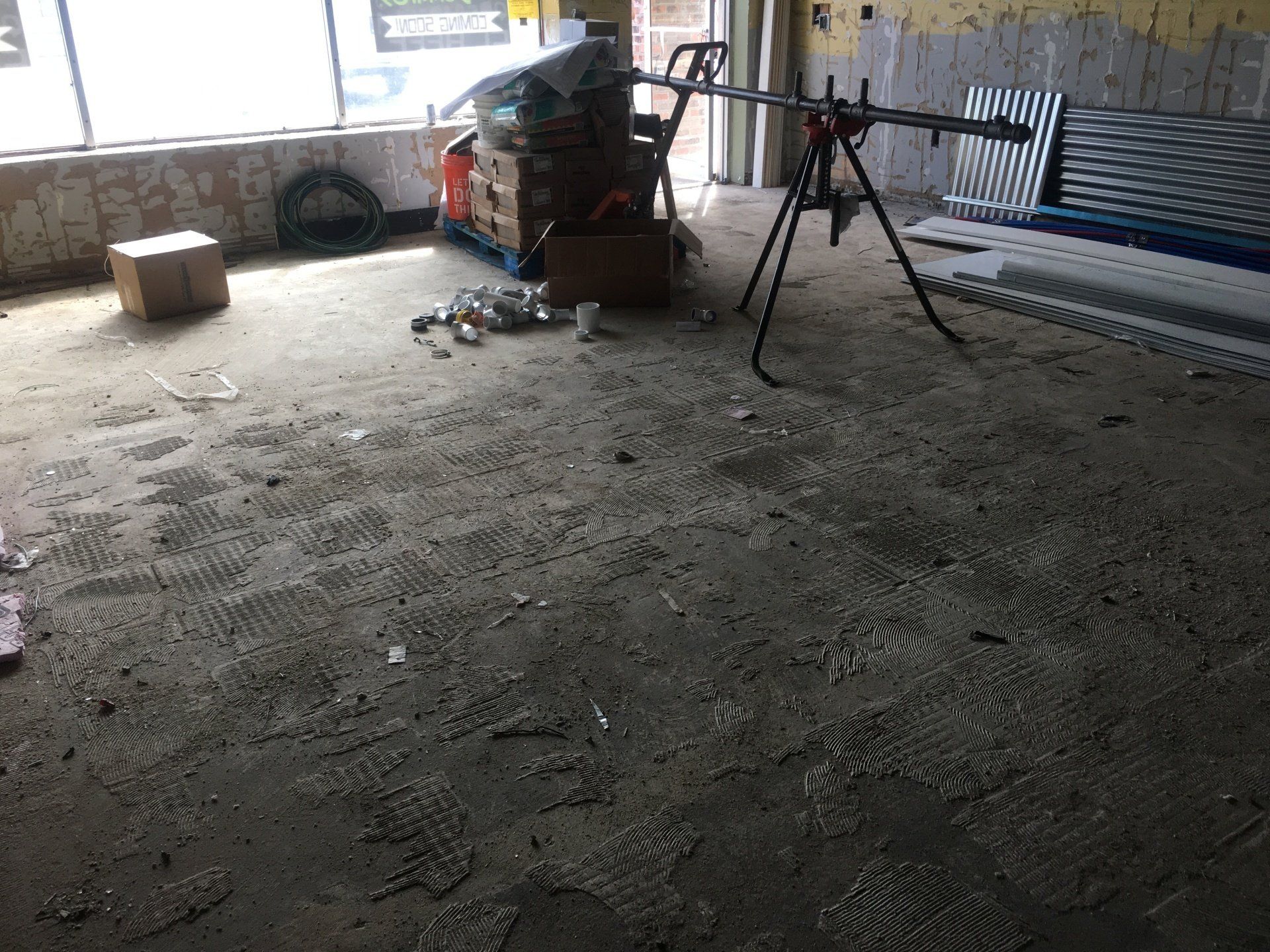 Ongoing floor renovation — New Jersey — Konkreate & Epoxy