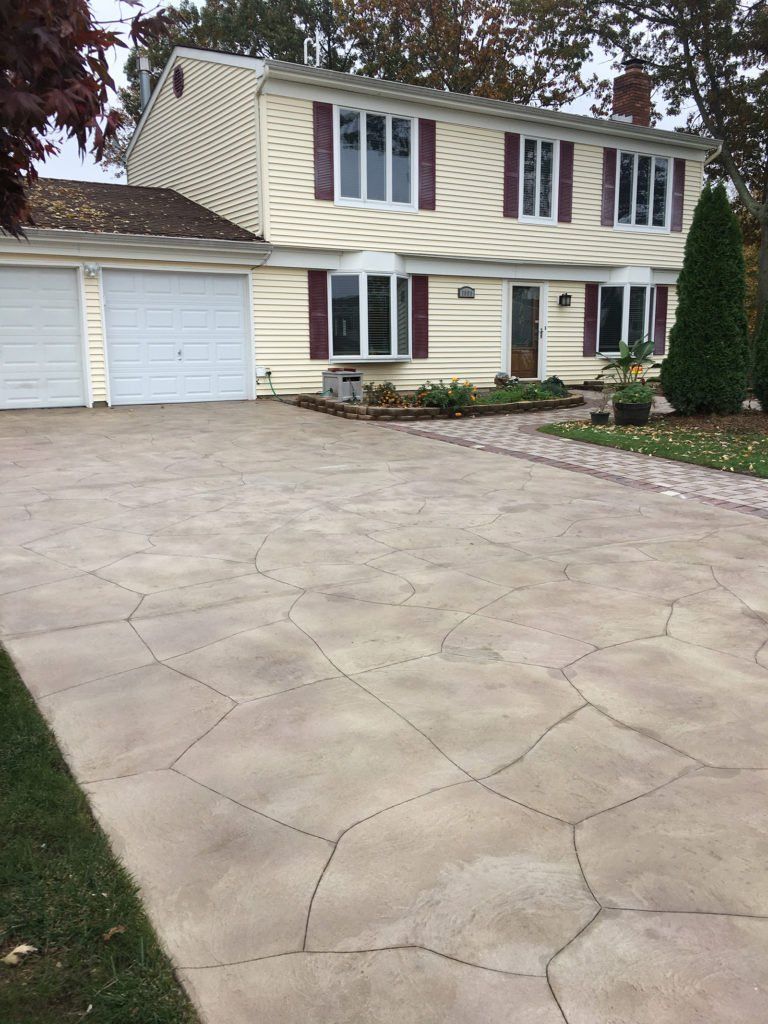 Concrete Residential Driveway — New Jersey — Konkreate & Epoxy