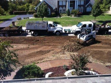 St. Charles County Lawn Renovation Project Grading — Residential Lawn Installation in O'Fallon, MO