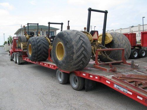 High Flotation Tires on Grading and Installation Tractors — Lawn Installation for golf courses in O'Fallon, MO