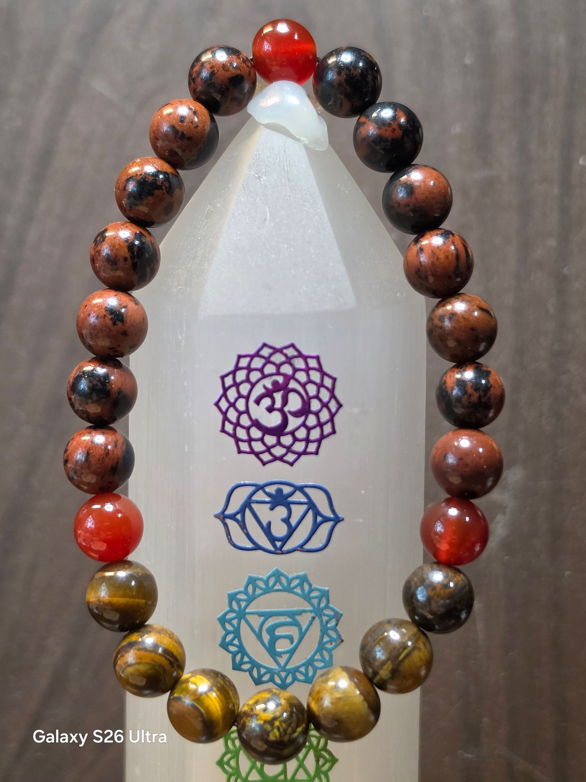 Rooted Fire Crystal Bracelet