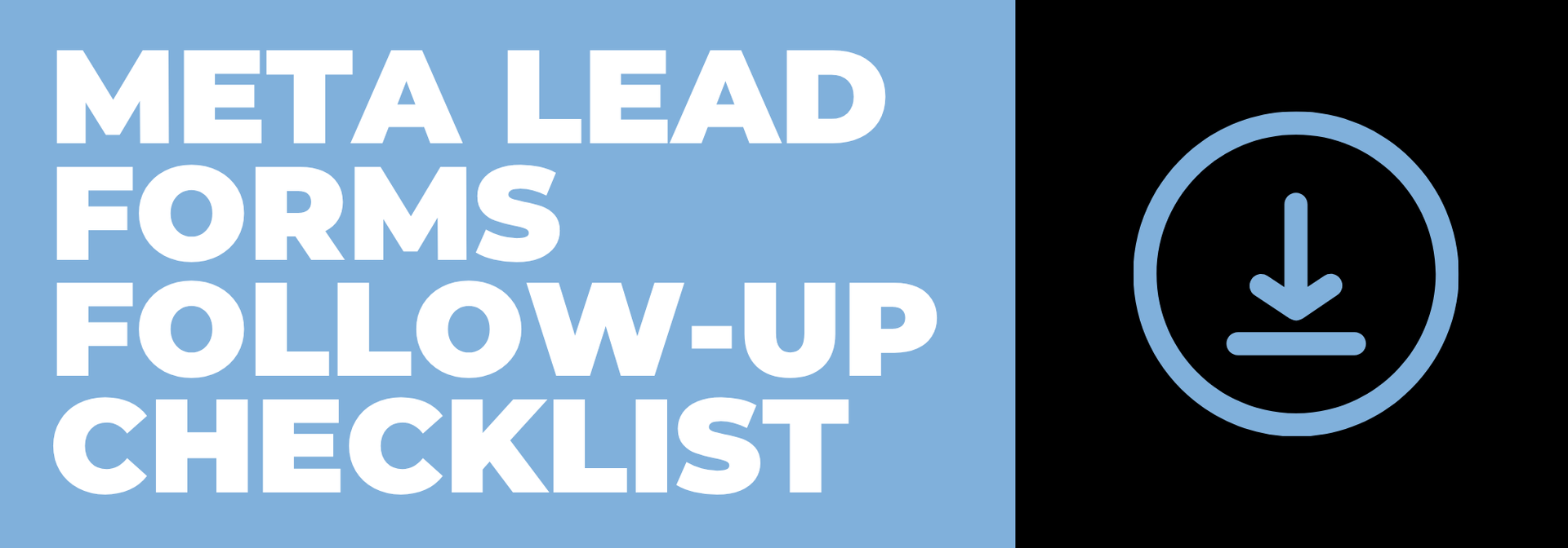 Meta Lead Forms Follow-up checklist