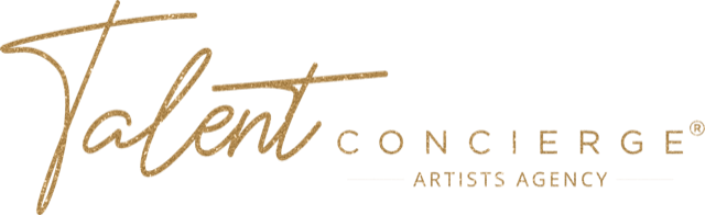 A logo for a talent concierge artists agency