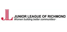 The logo for the junior league of richmond women building better communities.