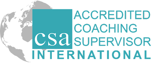 A logo for accredited coaching supervisor international