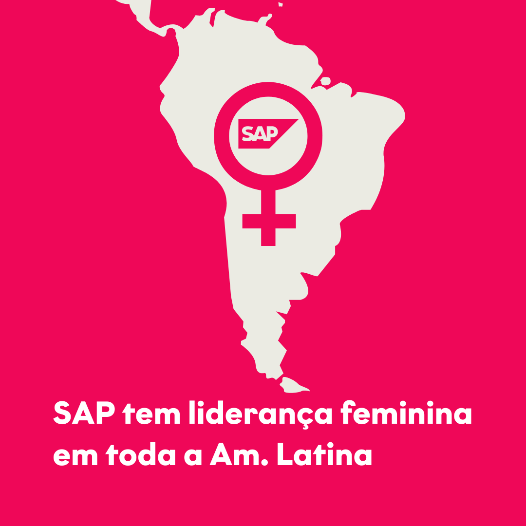 imagem com o mapa do brasil, símbolo do sexo feminino e o logo da SAP