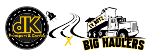 DK Transport and Carrier Logo