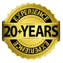 20 years experience seal