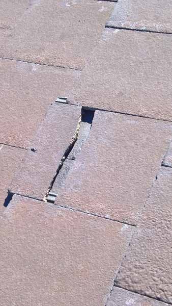 badly broken tile