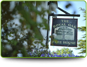 The Royal Oak signboard