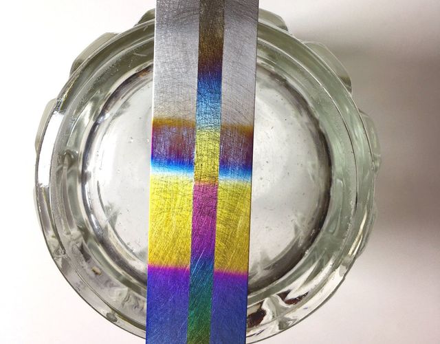 Holographic Tape Teal Rainbow - Hoop Tape Canada