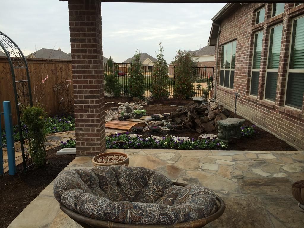 Stone Patio Works in Cross Roads, TX