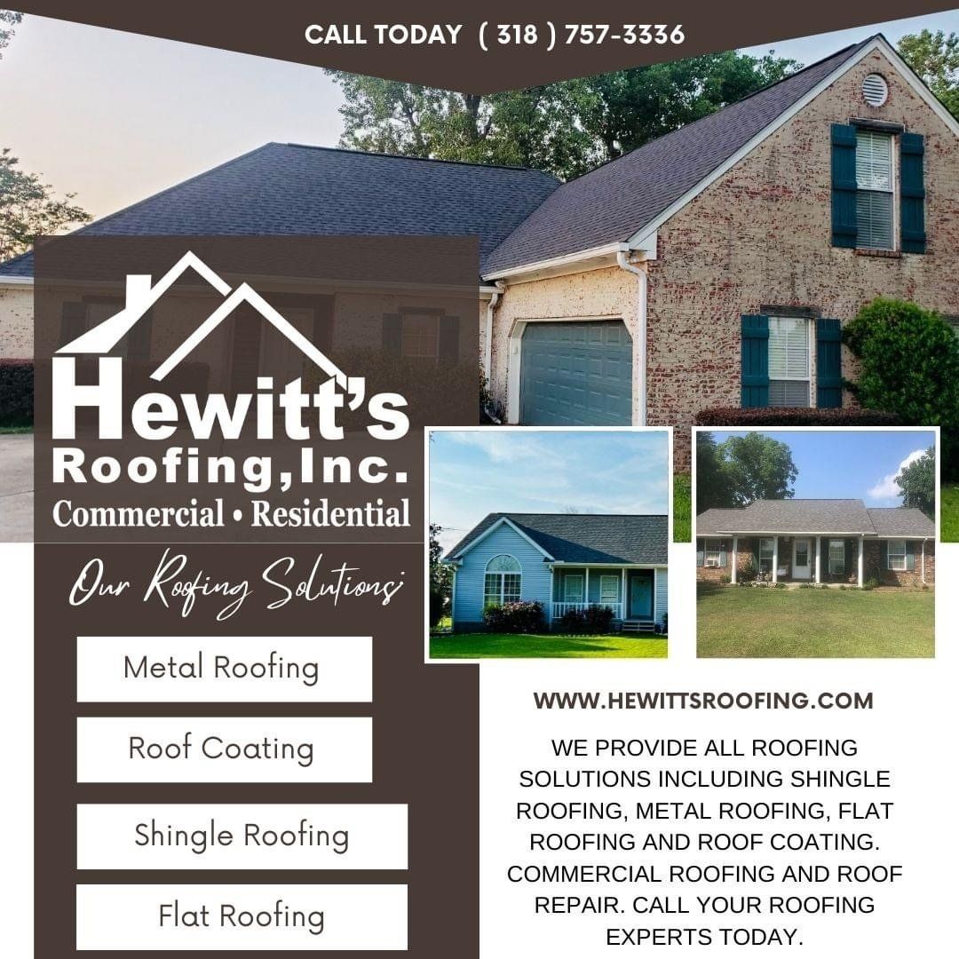 Call us today for whatever roofing solution you need! (318) 757-3336 or (800) 208-1087