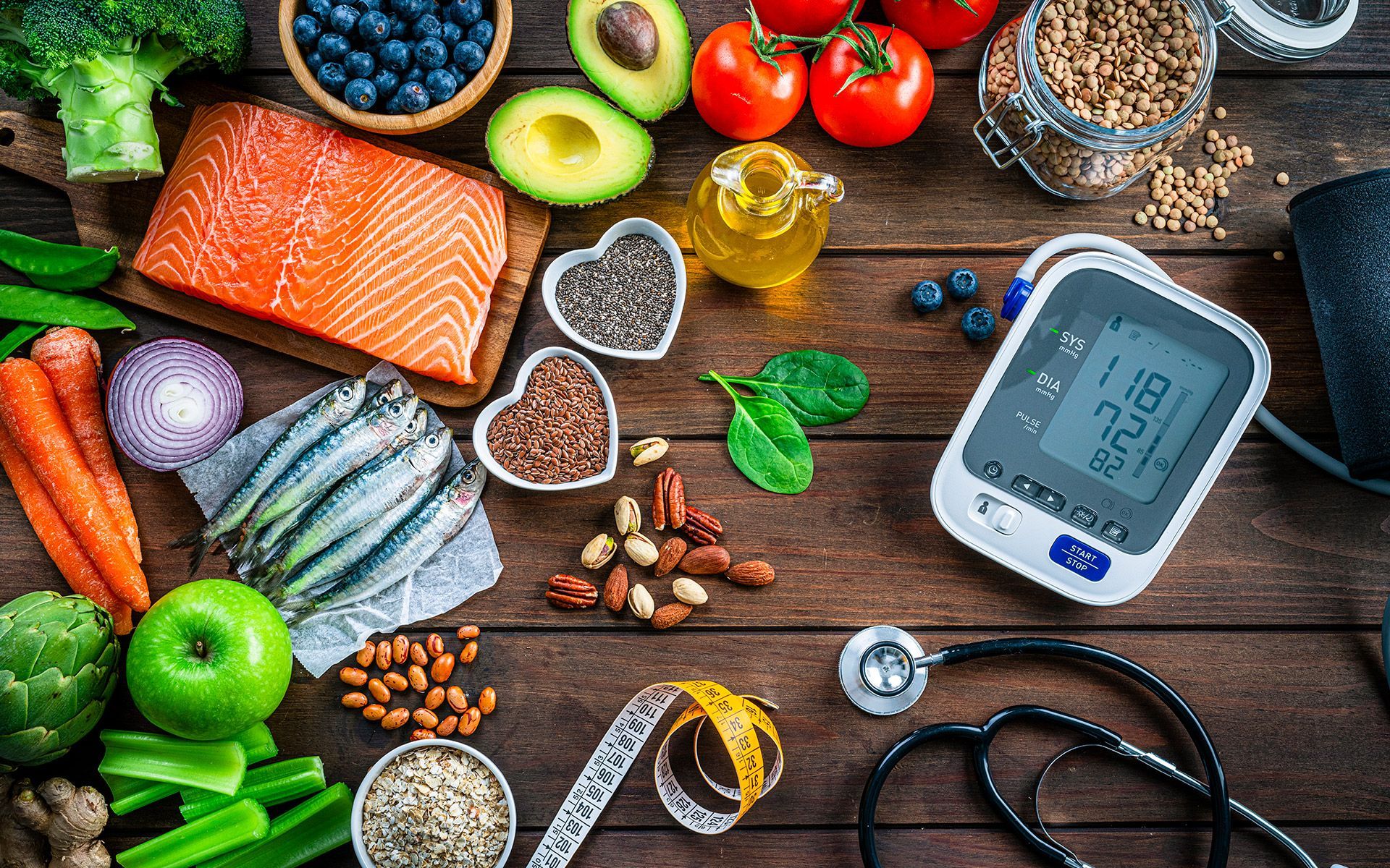 Healthy eating and blood pressure control