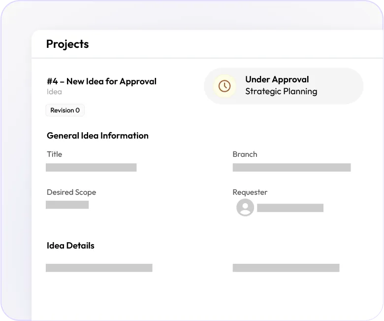 Governance and approvals