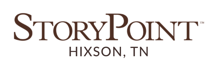 StoryPoint Hixson, TN logo in dark brown.